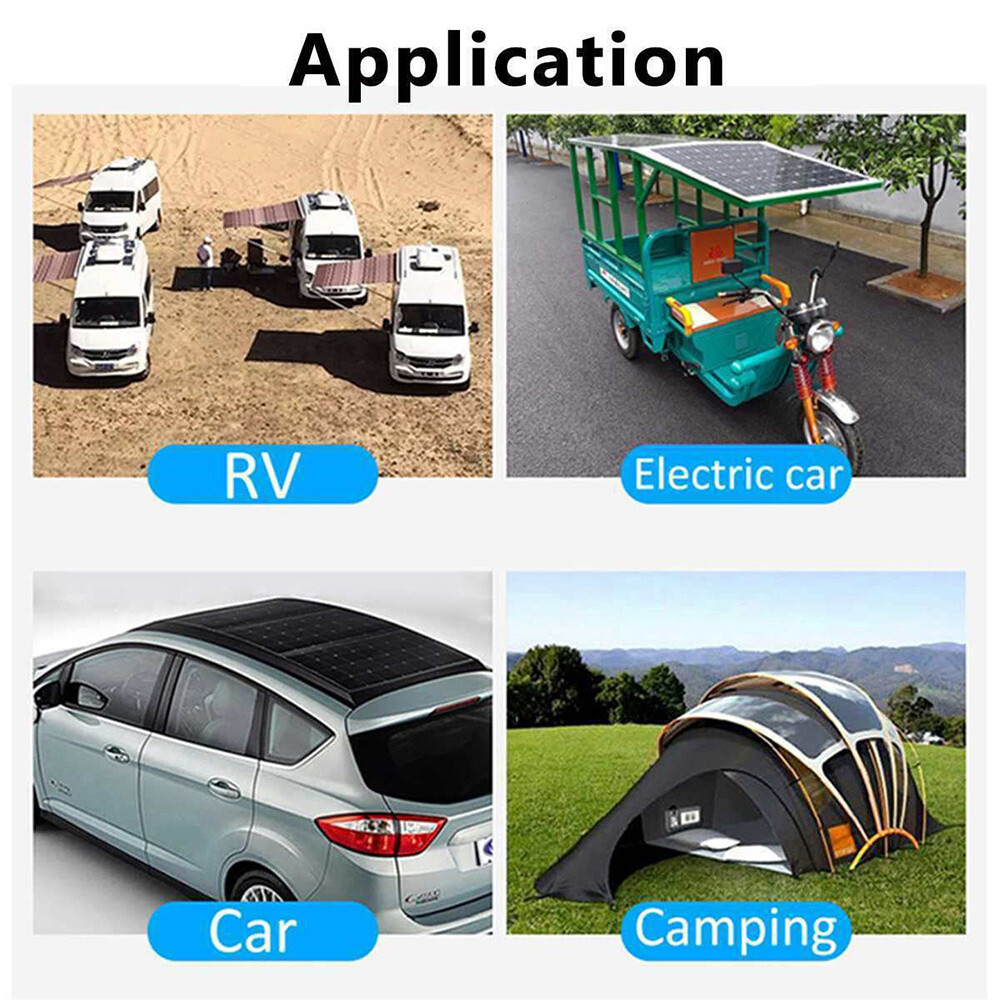 400 Watts Solar Panel Kit 100A 12V Battery Charger W/ Controller Caravan Boat US