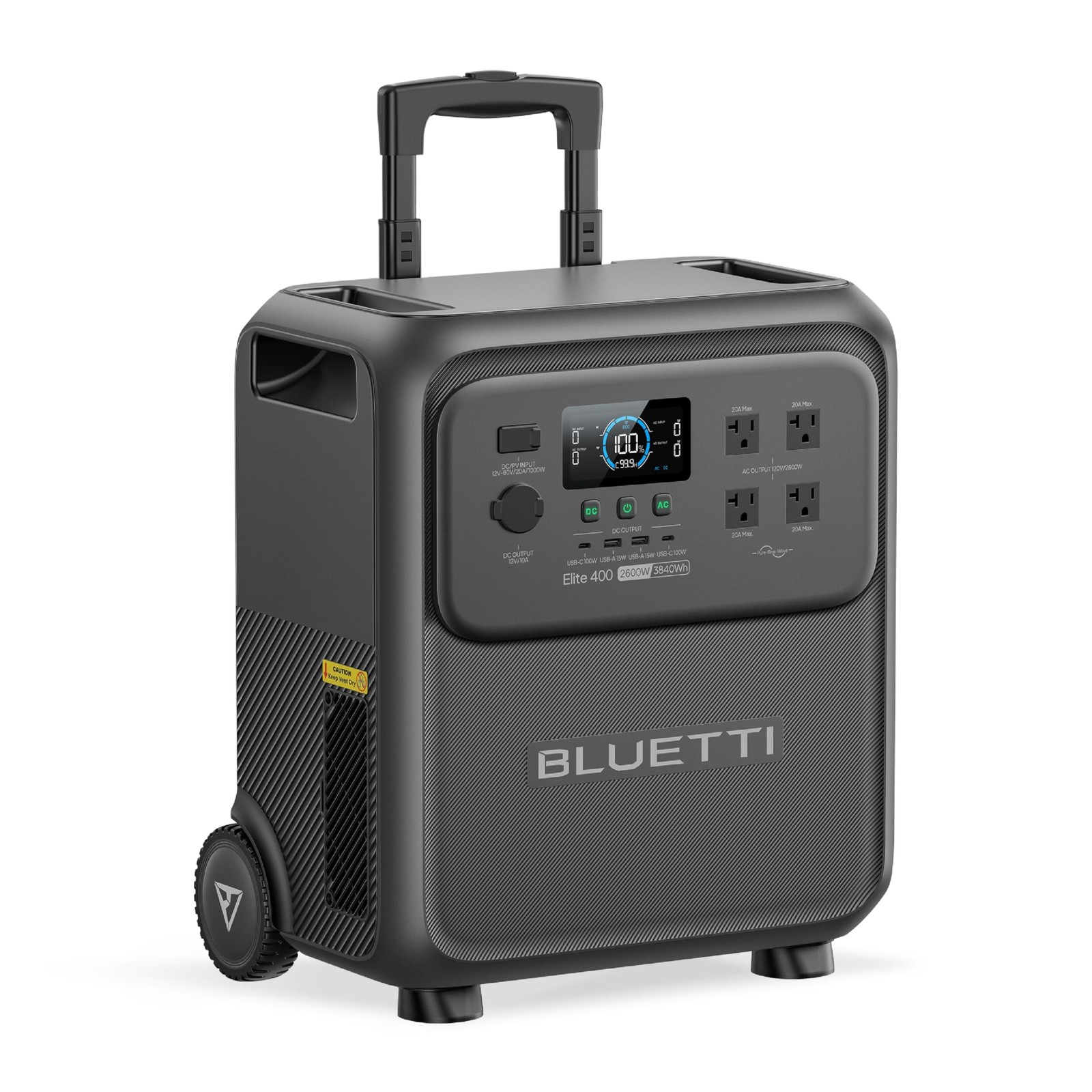 BLUETTI Elite 400 Portable Power Station, 3840Wh LFP Batttery Backup with 260…