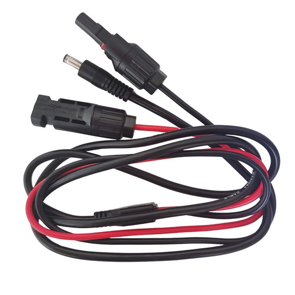 DC5521 to PV Panel Connector Cable 1.5m 16 For AWG Heavy Duty Solar Application