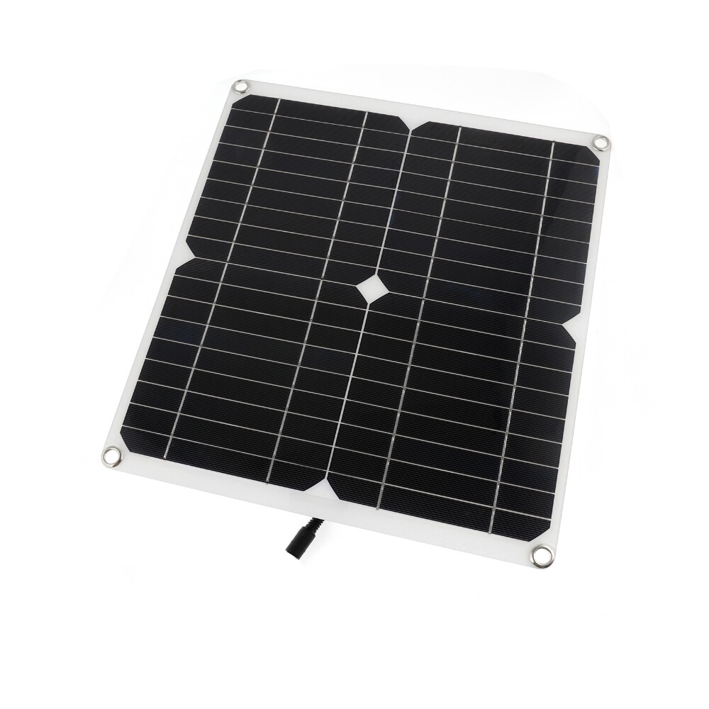 50W Watt 12V Monocrystalline Solar Panel Battery Charger Kit 60A Home RV Camp