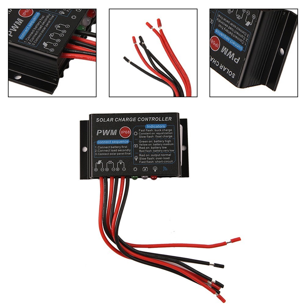 Optimized Performance of the Compact Black Aluminum Alloy 10A Charger Unit