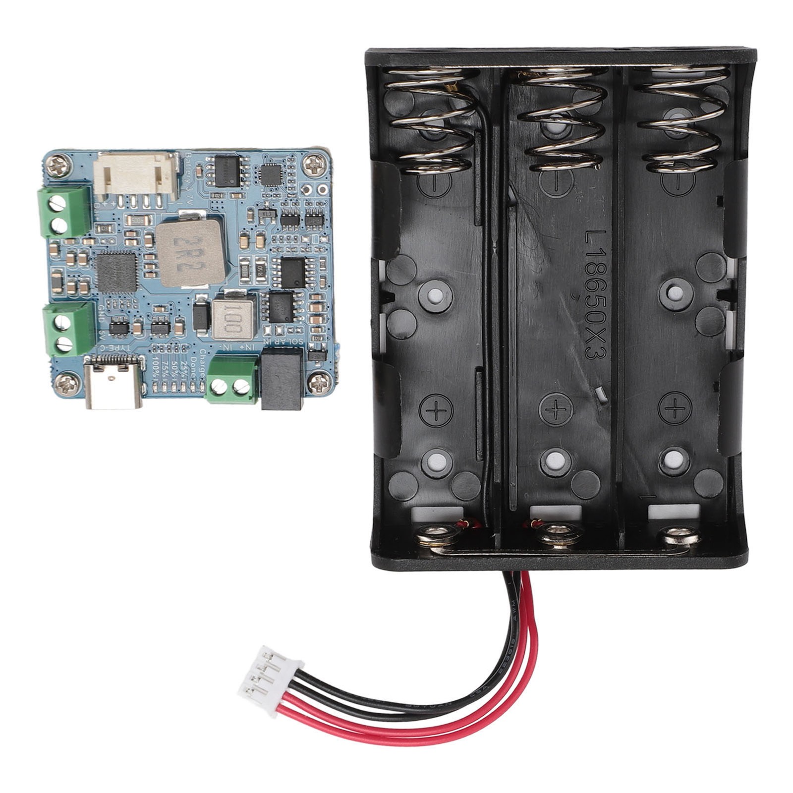 6V‑24V Solar Power Manager PCB MPPT 5V 3A Output Type C Charging Power