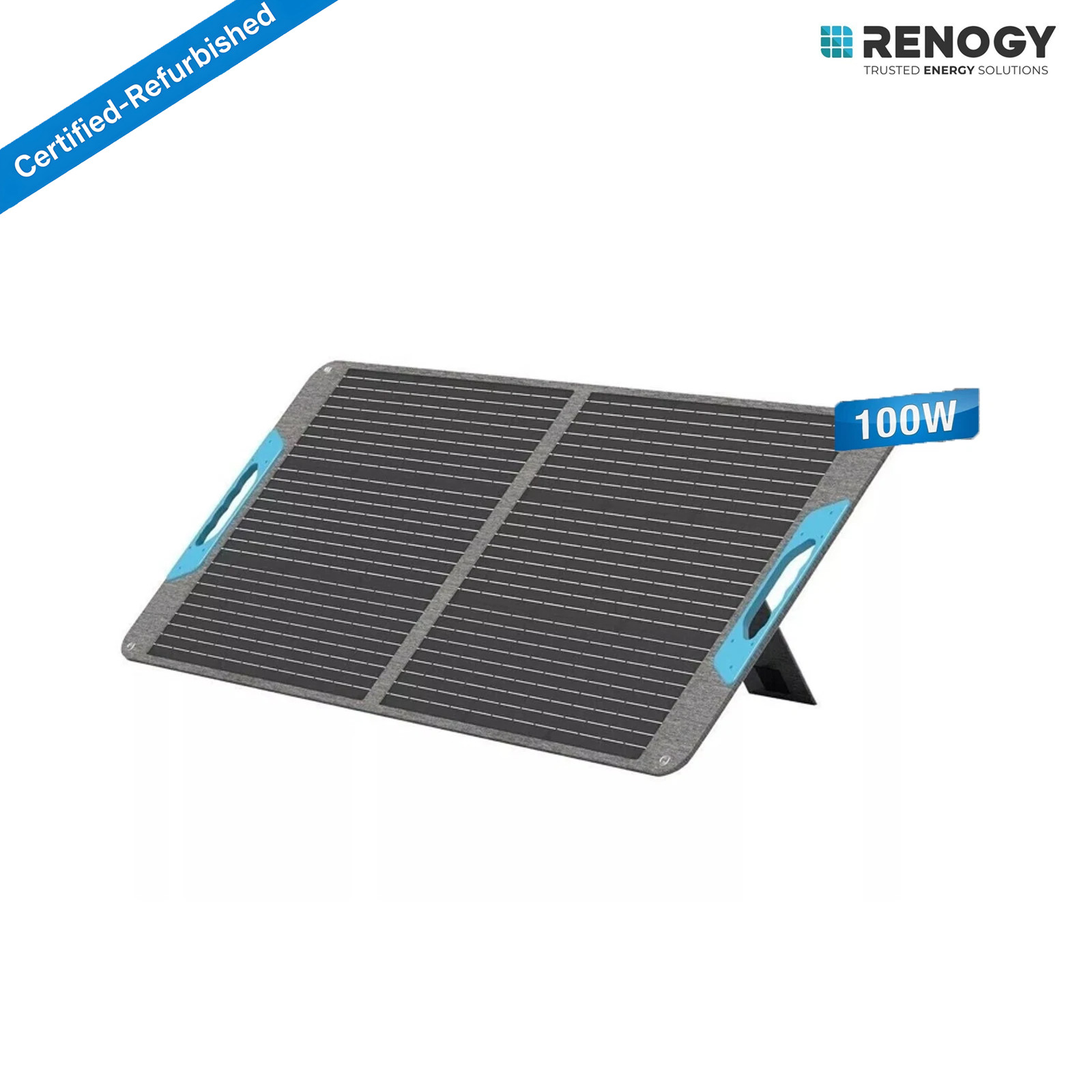 Renogy N-Type 100W Portable Solar Panels For Power Station RV SUV Refurbished