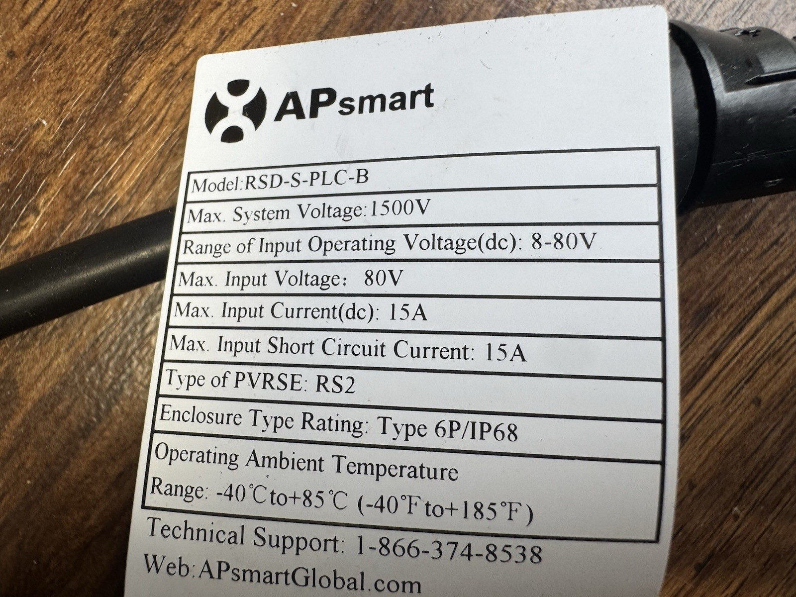 LOT of 21-NEW APsmart RSD-S-PLC-B Rapid Shutdown Device | SunSpec Certified 15A