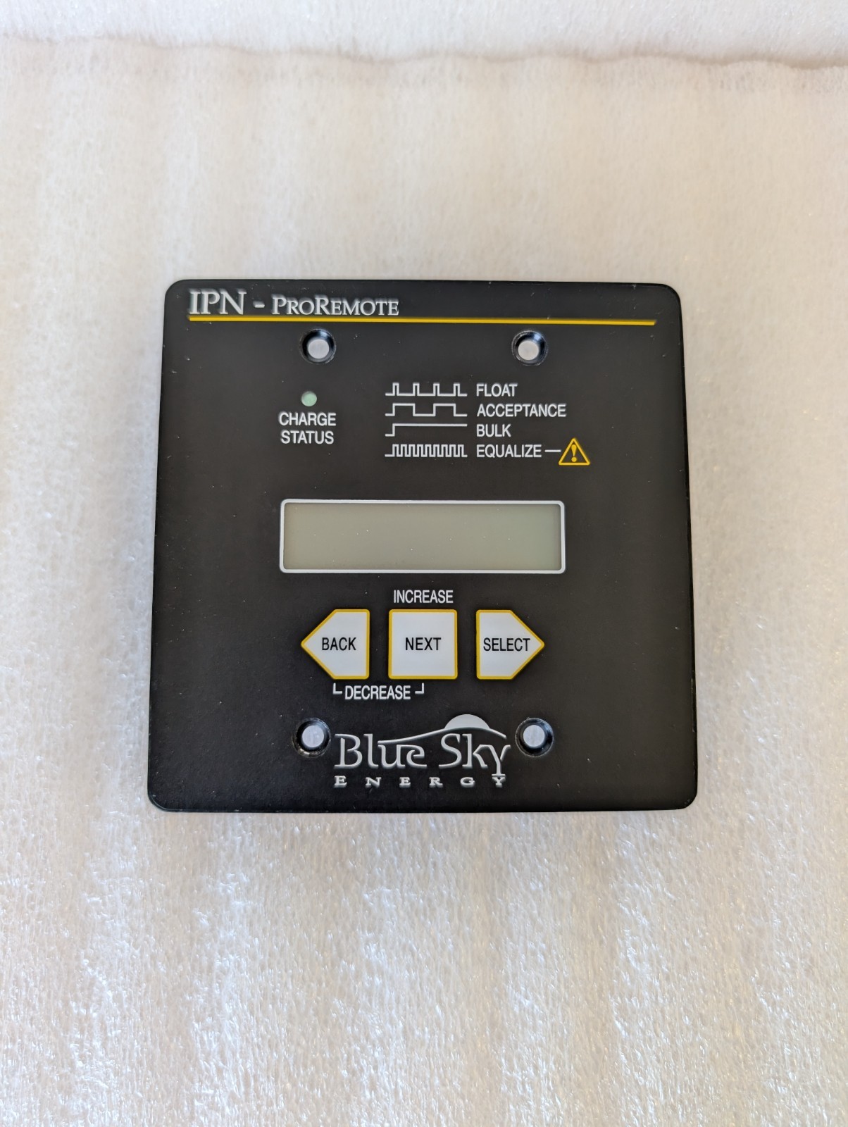 Blue Sky Energy IPN Remote ProRemote Display, Working