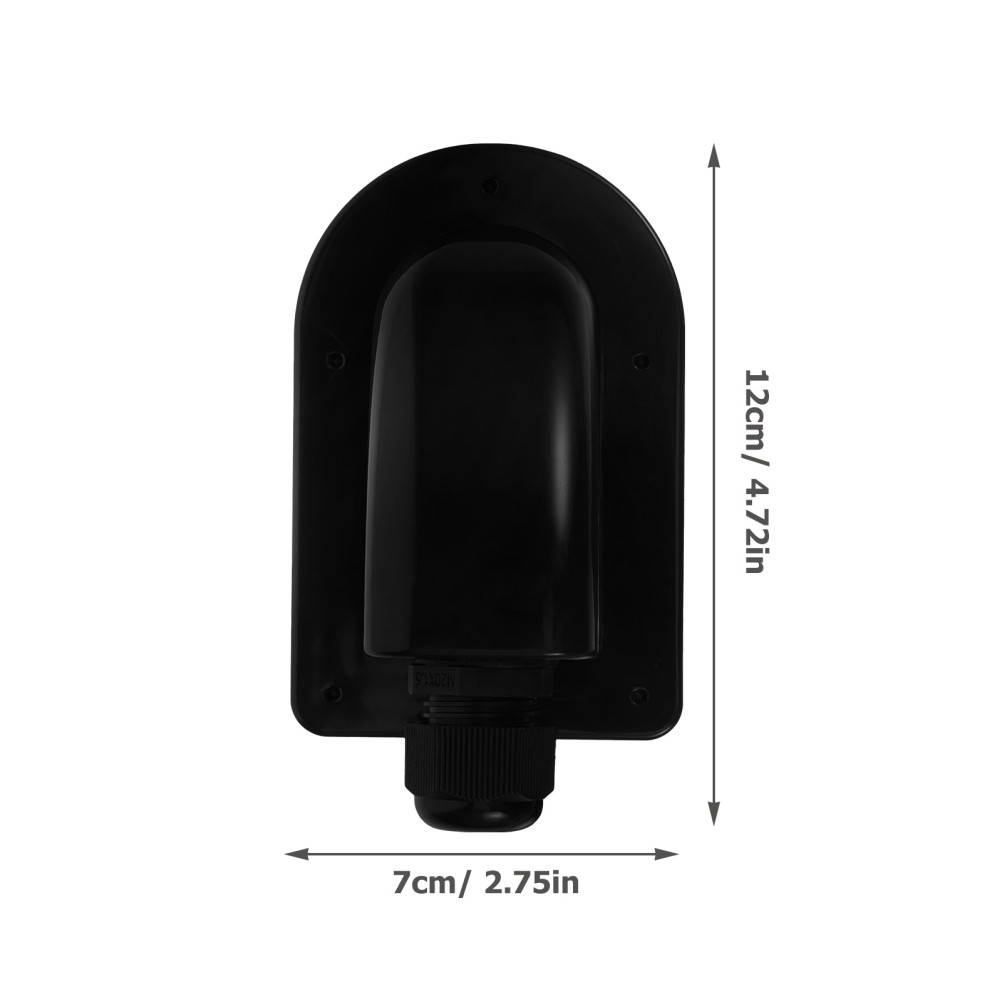 Waterproof Solar Cable Entry Box ABS Single Hole Wire Entry Case for Car Roof