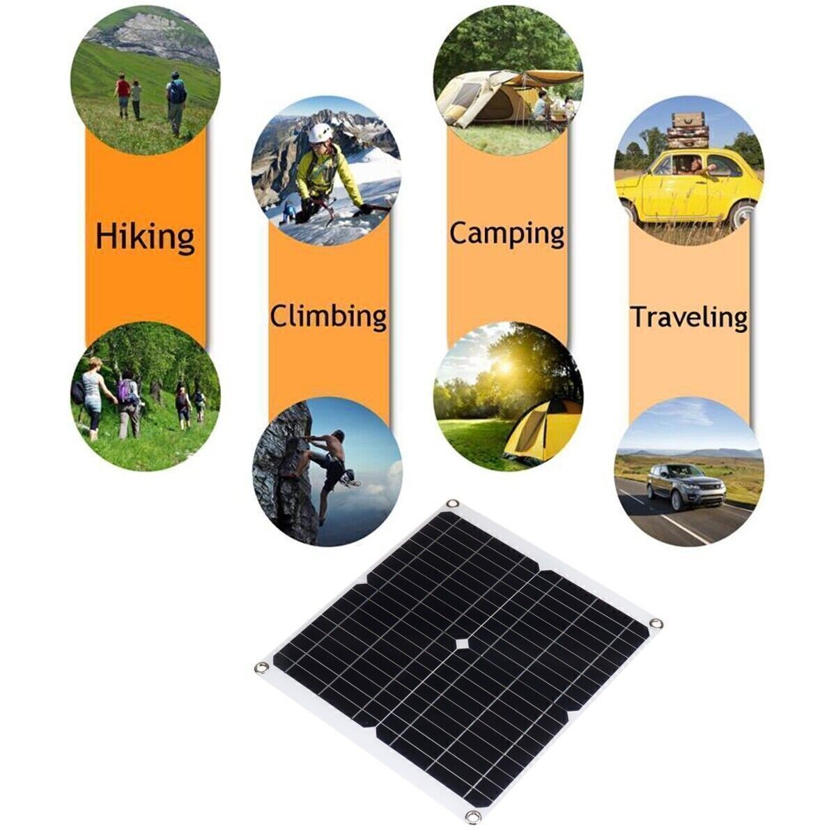 30W Solar Panel Kit Mono 18V Battery Charger Controller FIT For Car RV