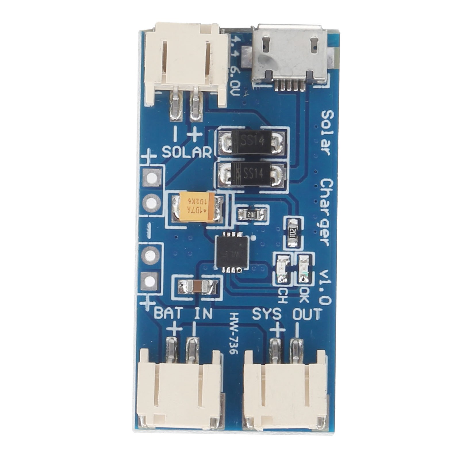 Mini Solar Charging Board Lithium Battery USB Charging Module CN3065 500mA New