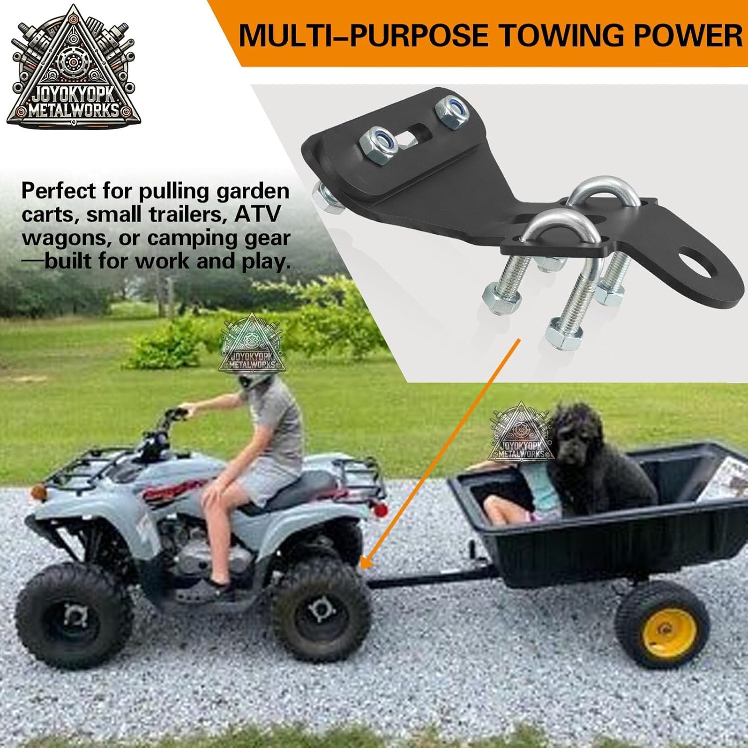 Hitch Tightener for Yamaha Grizzly Raptor 90 110 – Heavy Duty Anti Rattle Tow Cl