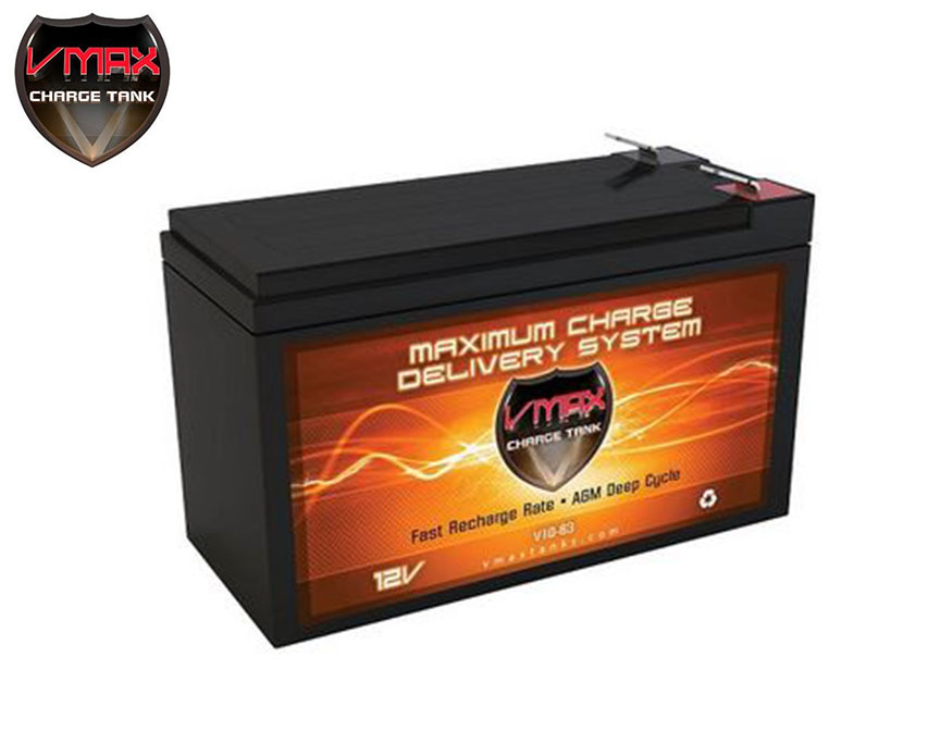 VMAX V10-63 AGM Deep Cycle 12V 10AH Battery for Synthesis Renogy PV SOLAR PANEL