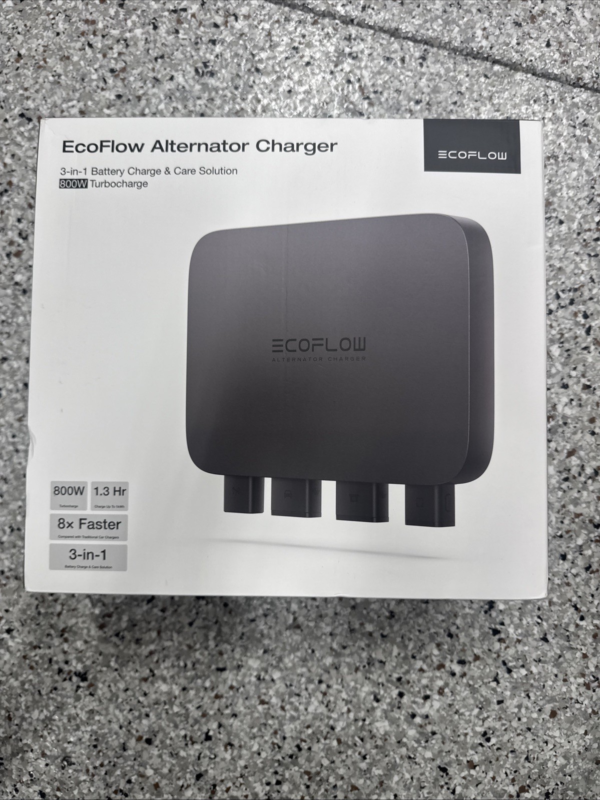 EcoFlow 800W Car Alternator Charger 3-in-1 Fast DC-DC Charger with Power Station