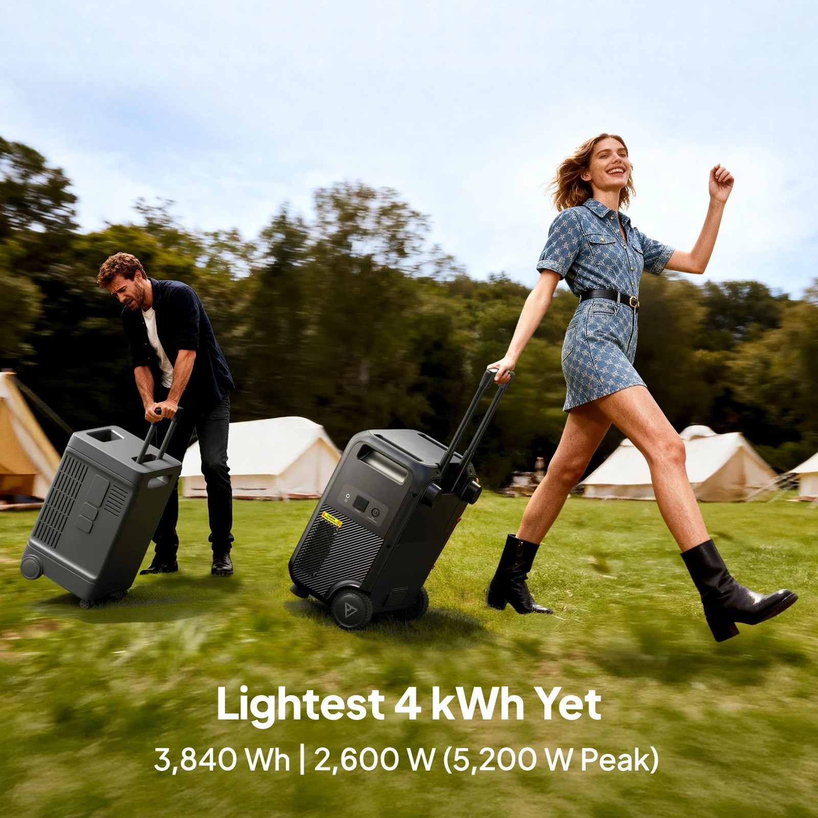 BLUETTI Elite 400 3840Wh 2600W Portable Power Station for Outdoor Camping Renew