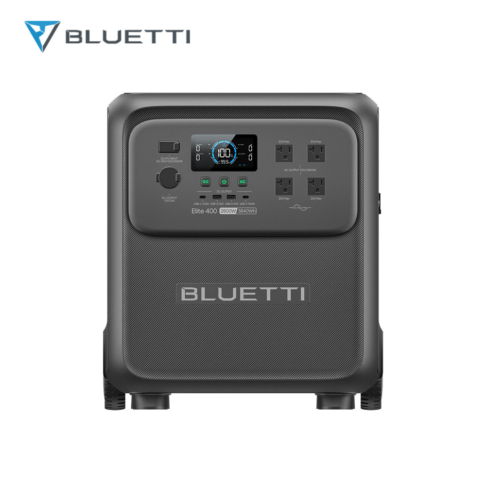 BLUETTI Elite 400 3840Wh 2600W Portable Power Station for Outdoor Camping Renew