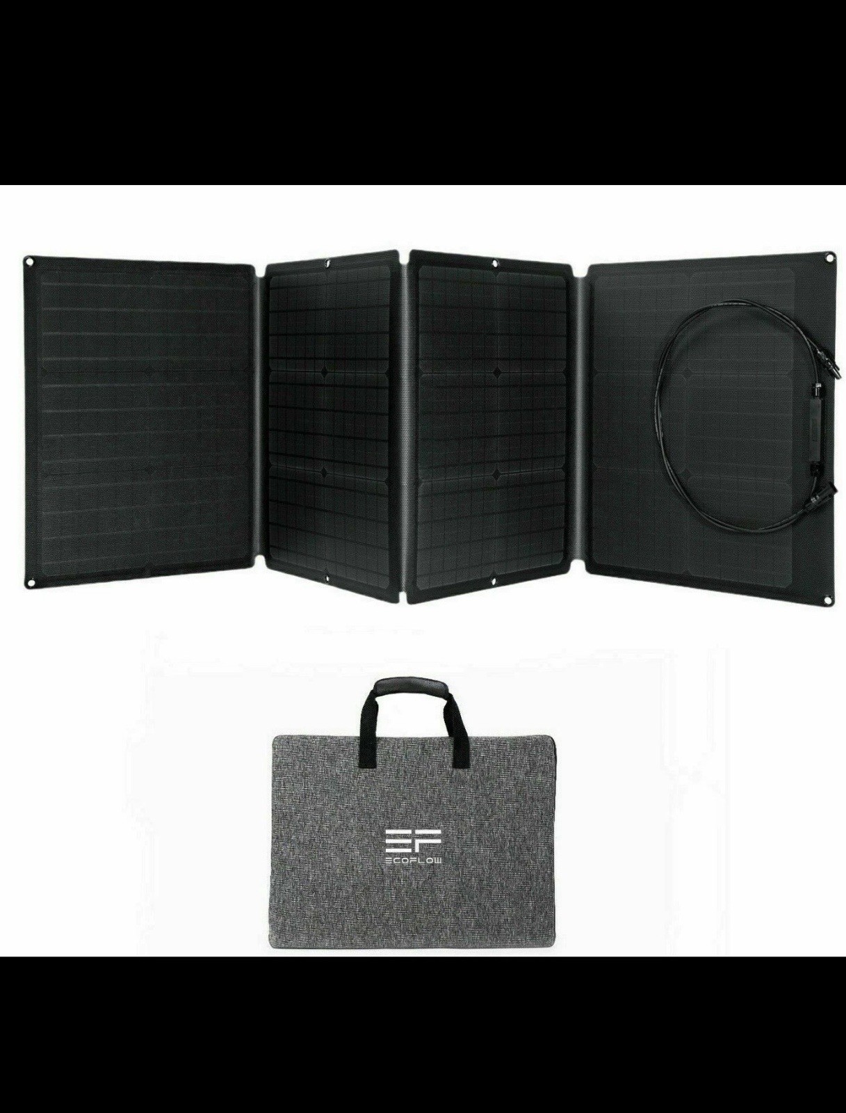 EcoFlow 110W Portable Solar Panel Kit IP68 Waterproof Foldable with Carry Case