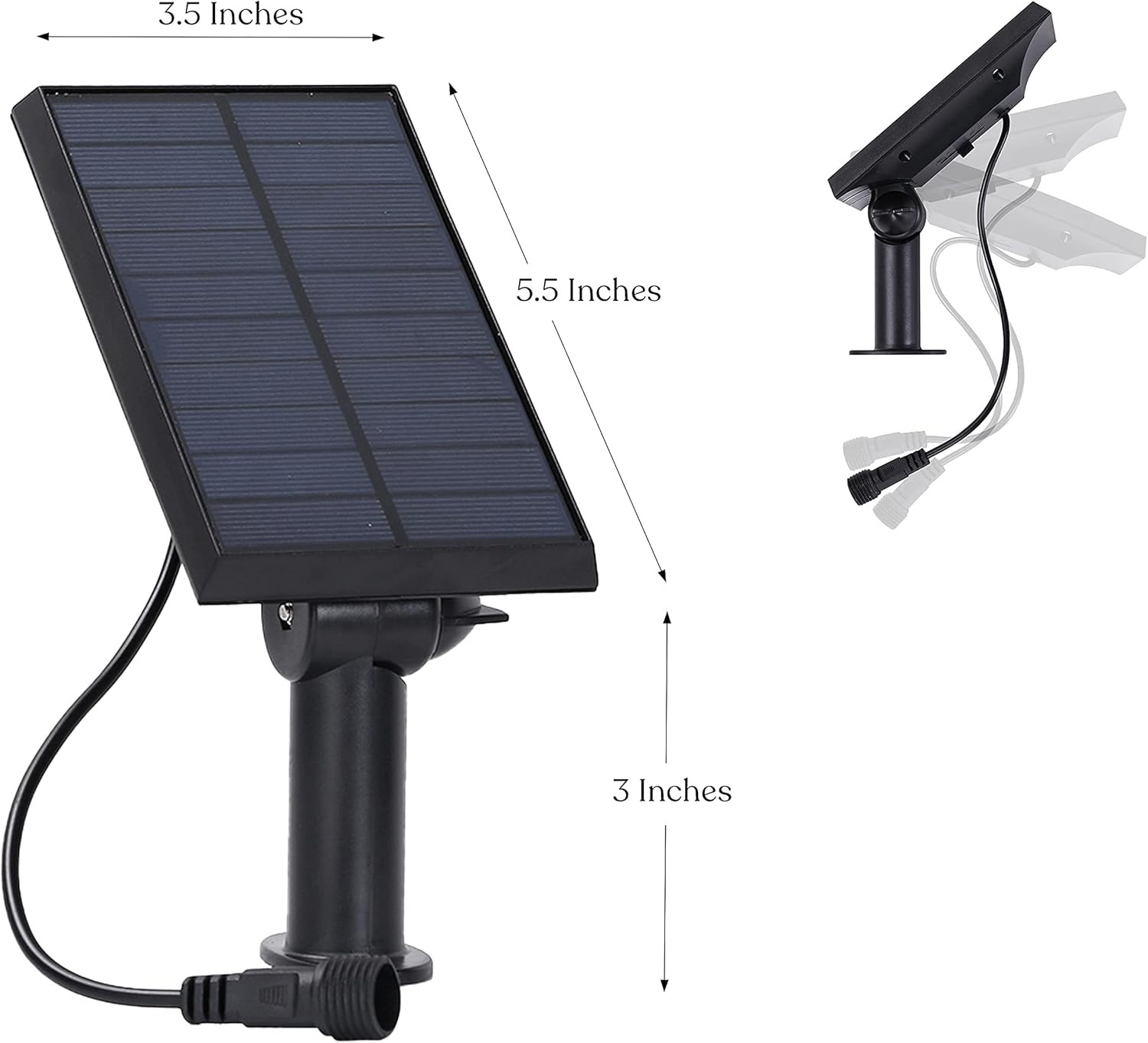 Replacement Solar Panel Ambience Pro Compatible ONLY W/ 1W Solar-Powered Outdoor
