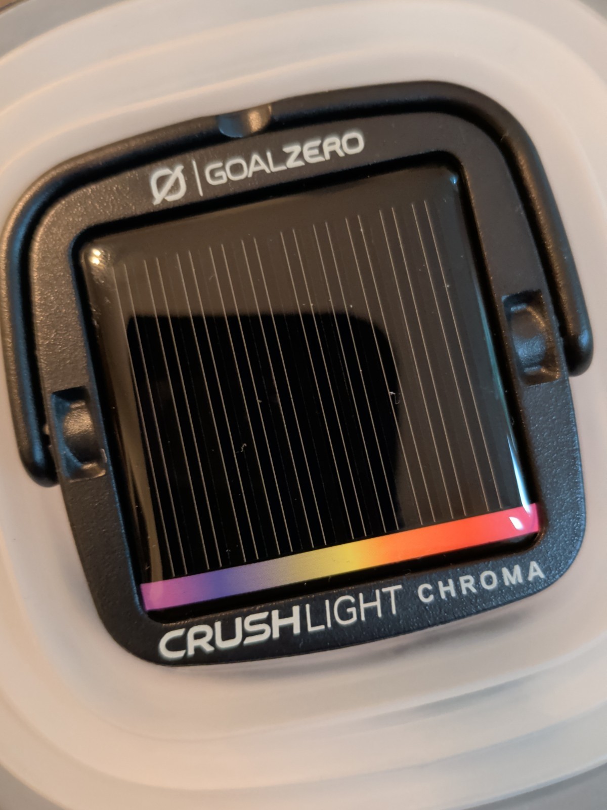 GOAL ZERO Crush Light SOLAR Powered Lantern with Multi Changing Colors 32013 NEW