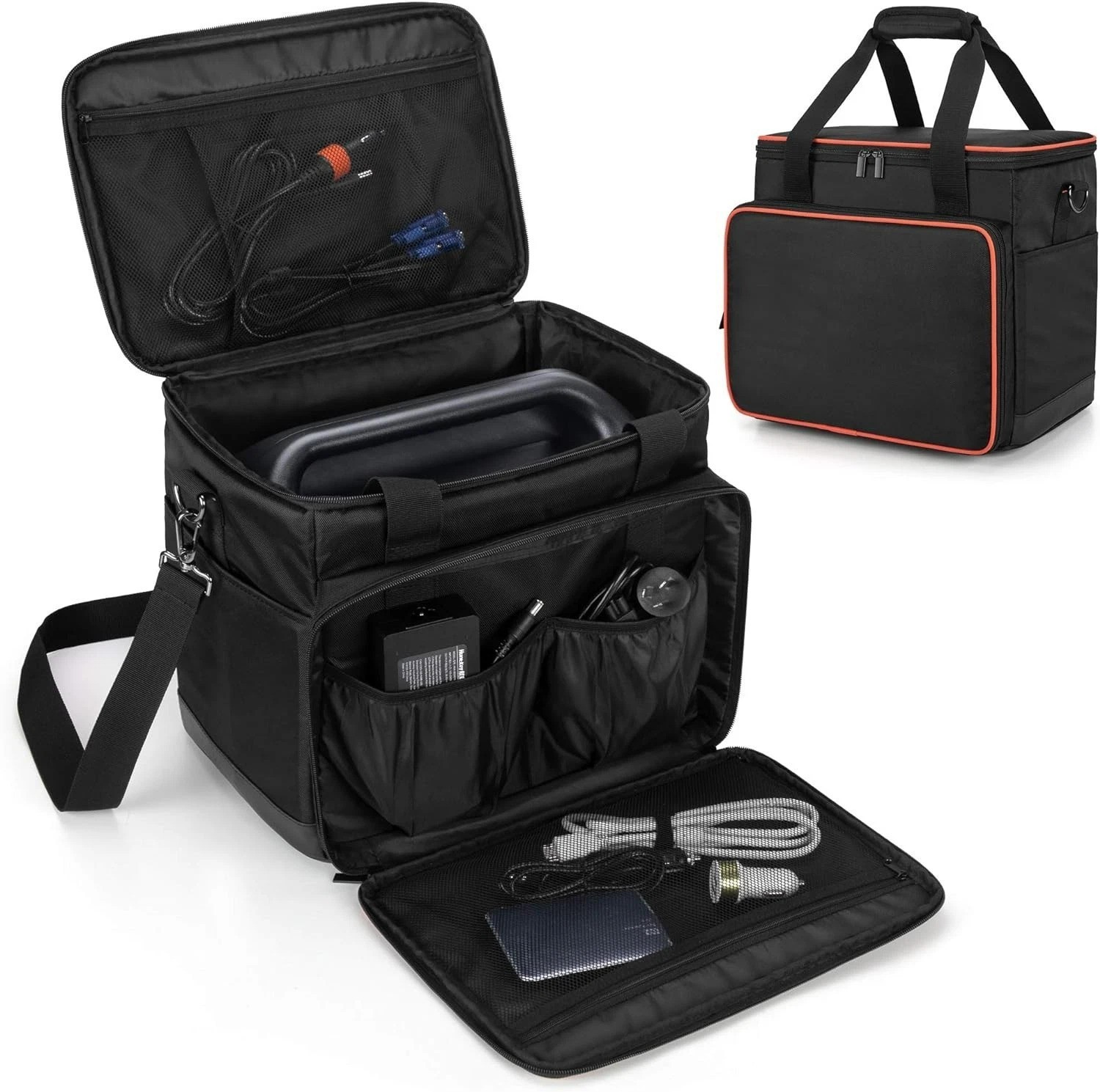 Stylish & Functional Carry Bag for Jackery Explorer 1000 with Accessory Pockets
