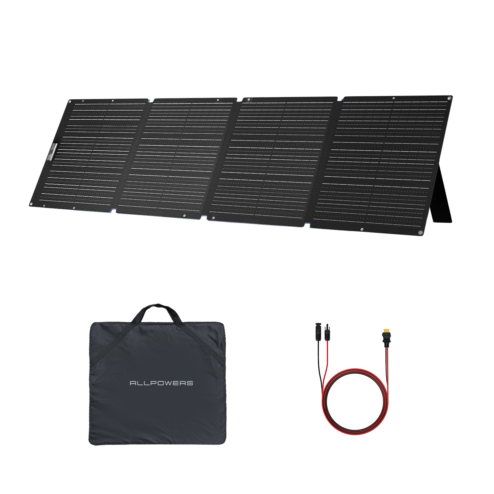 ALLPOWERS 2500W Solar Generator AC DC Power Station 200W Foldable Solar Charger