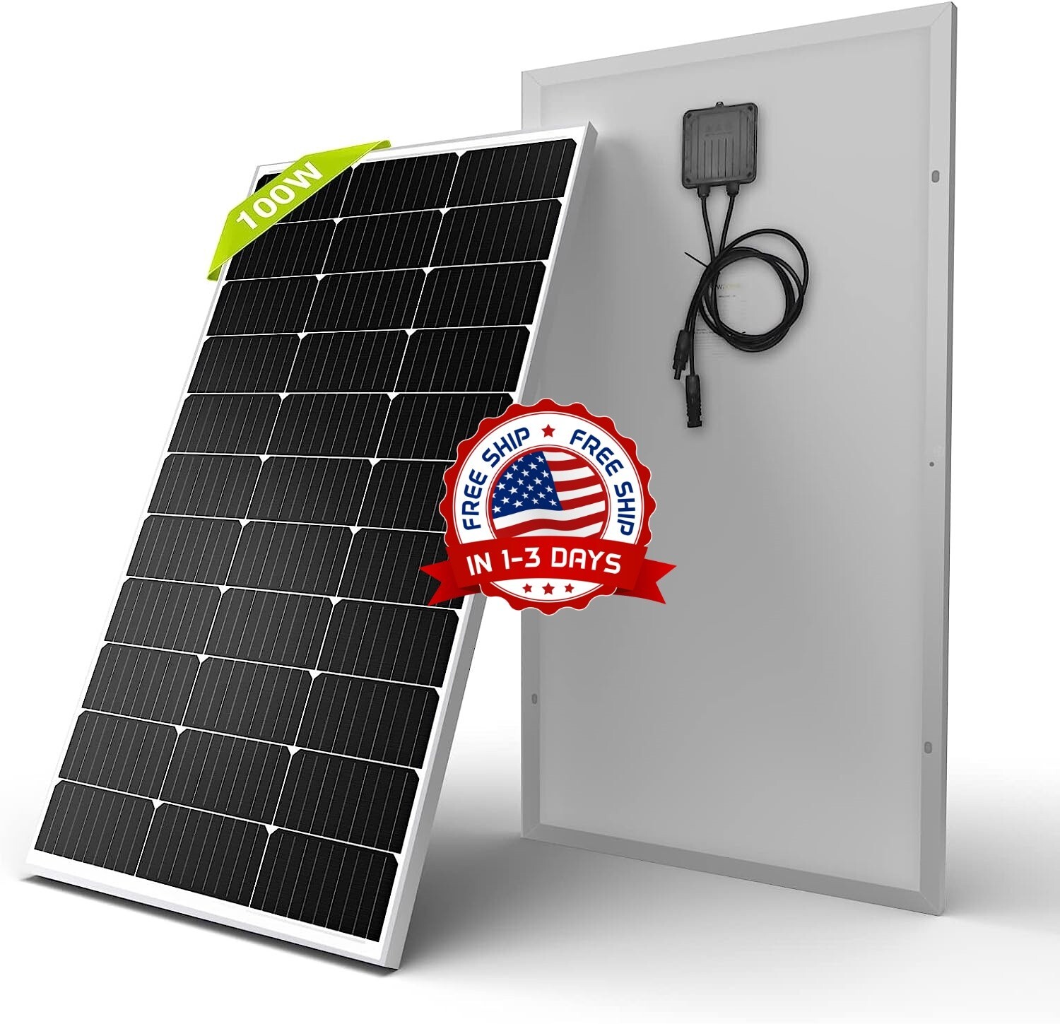 Paneles solares para casas campamentos panel solar 100 Watts 12 Volts