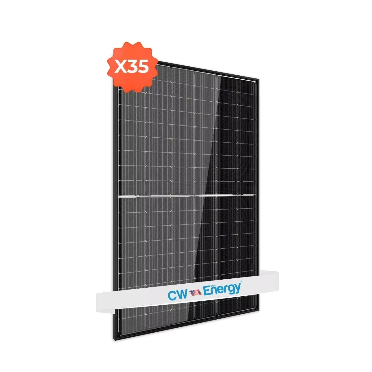 CW Energy CWT410WP Bifacial Perc Monocrystalline 410W Solar Panel (Pallet of 35)