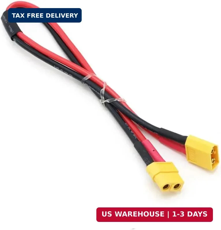 XT60 Extension Cable XT60 Connector Male to Female Adapter Plug with 50CM 12AWG