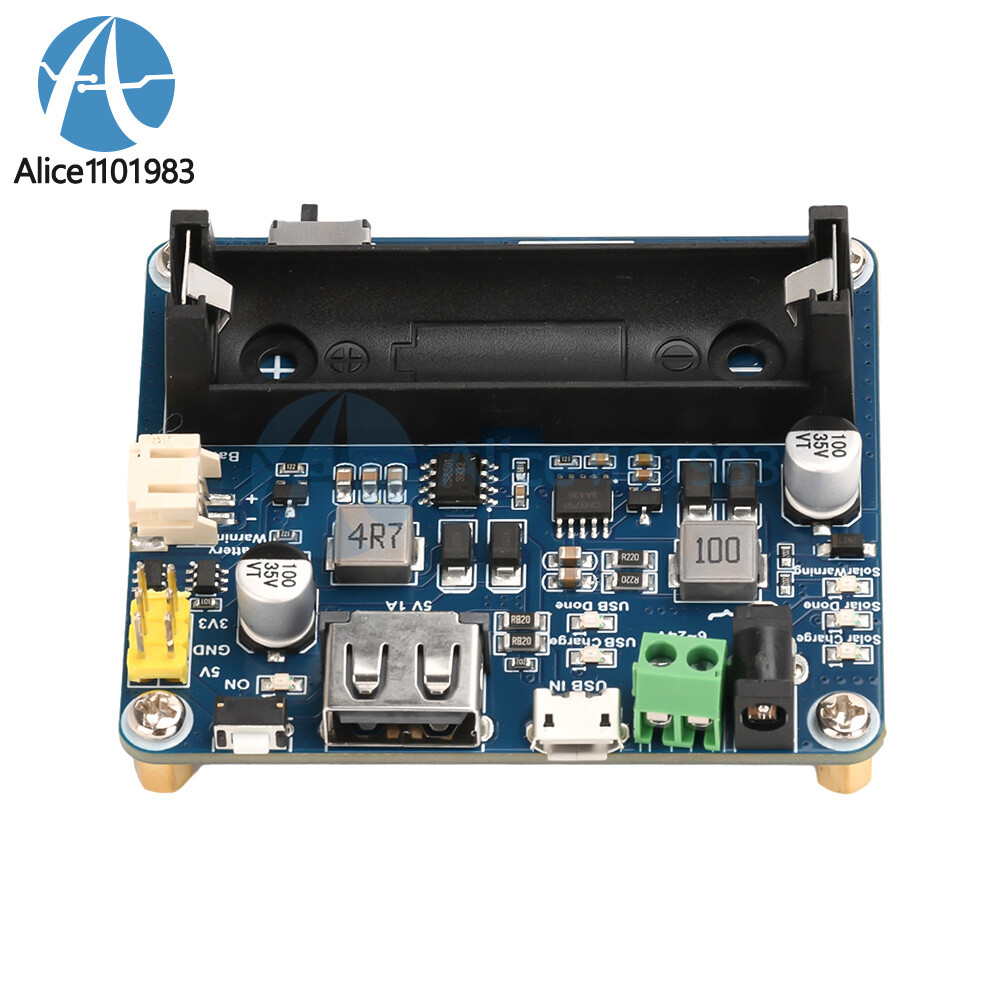 Power Manager Module for 6V~24V Solar Panel Support MPPT USB Battery Charging