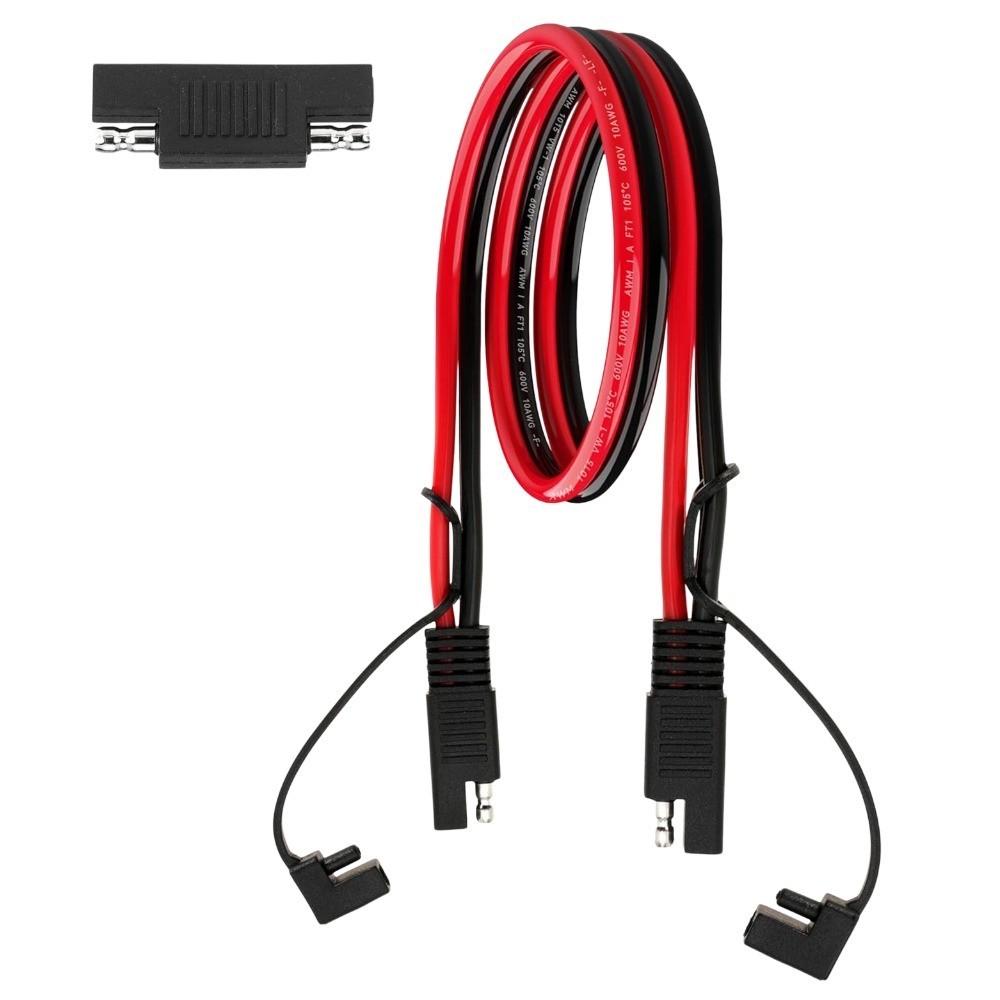 10AWG SAE Extension Cable for Solar Panel RV Battery Automotive & Marine,2 Pcs