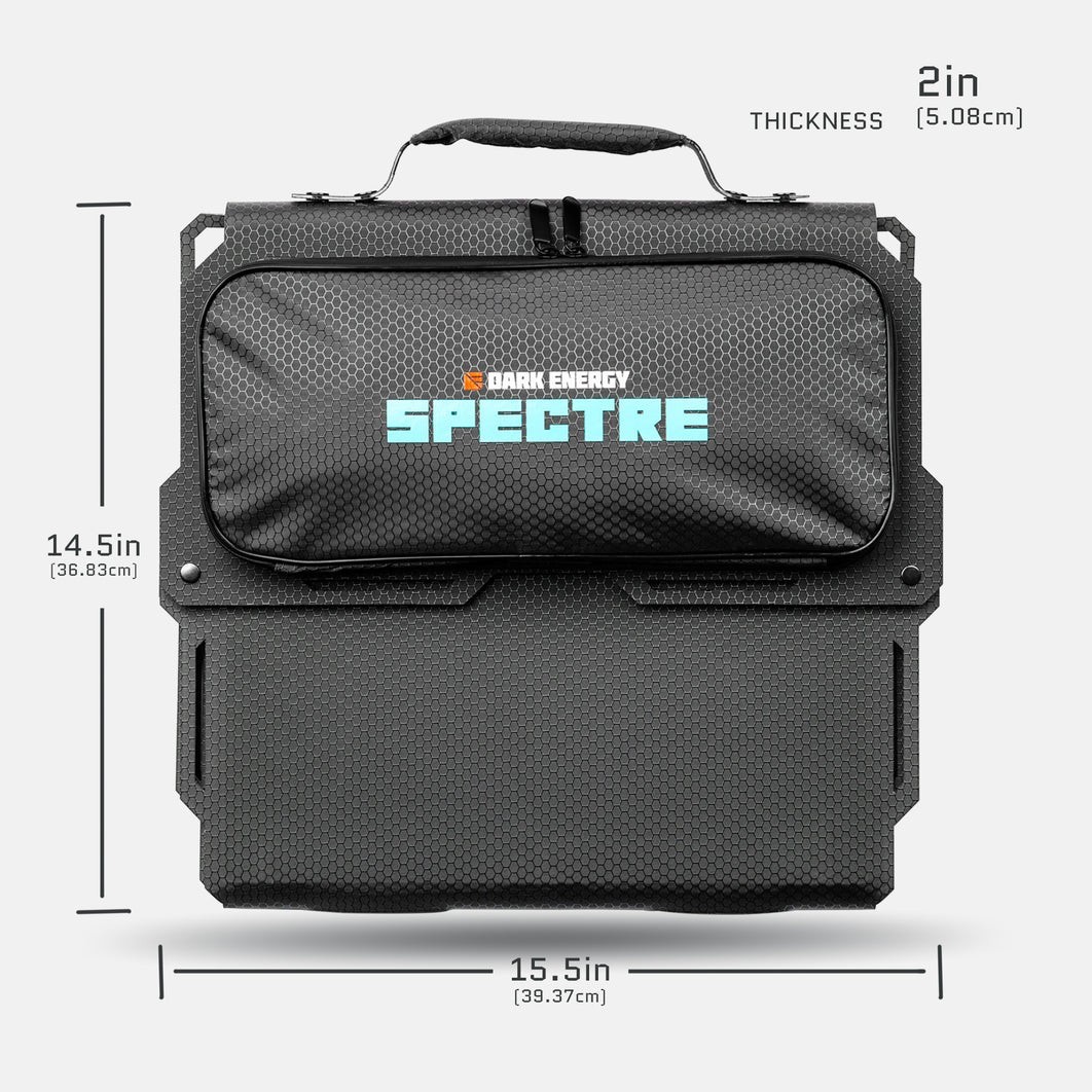 Dark Energy Spectre Folding 56W Solar Panel | Ultra-Durable and IPX7 Waterproof