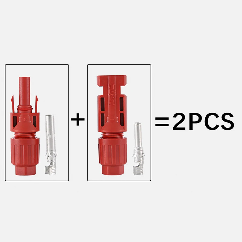 1 Pair PV Connector TUV Approved 1000V DC 35A Male Female For 2.5–6mm² Cable