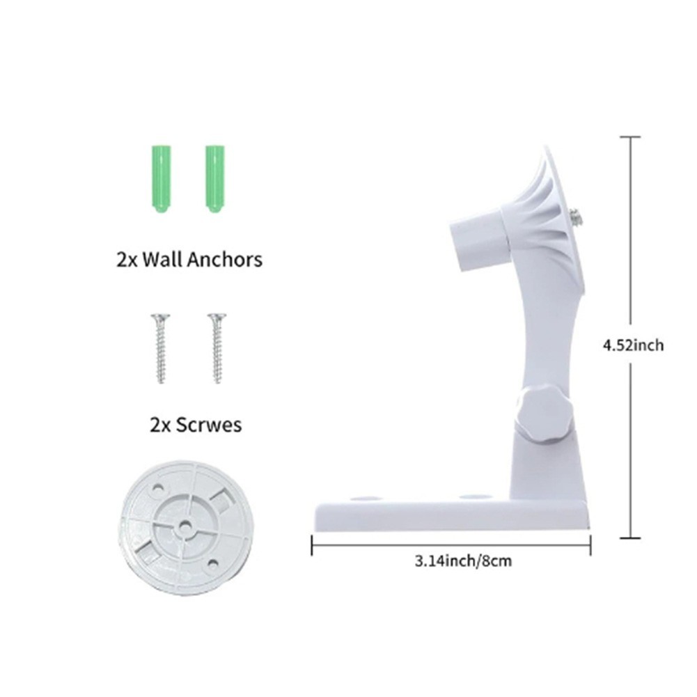 For TP-Link Compatible Wall Mount Brackets 2 Pack 180 Degree Rotation White