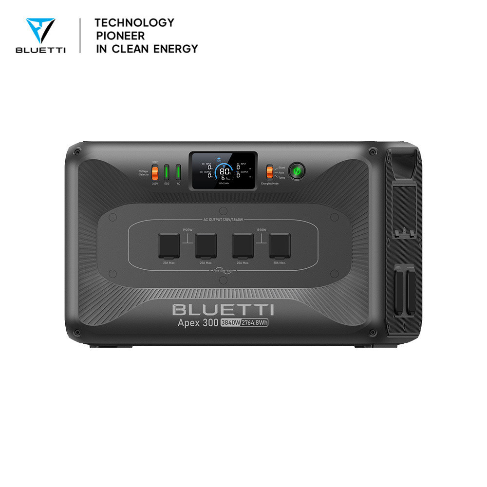 BLUETTI Apex 300 2764Wh Portable Power Station Expandable Generator for Off-grid