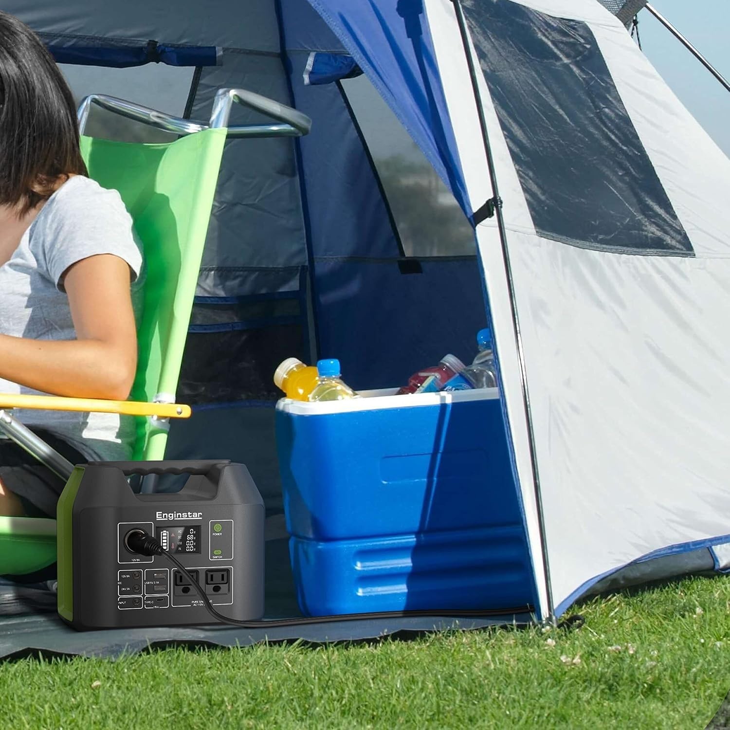 Lightweight 6.5 lbs Solar Generator with Multiple Charging Options for Outdoors