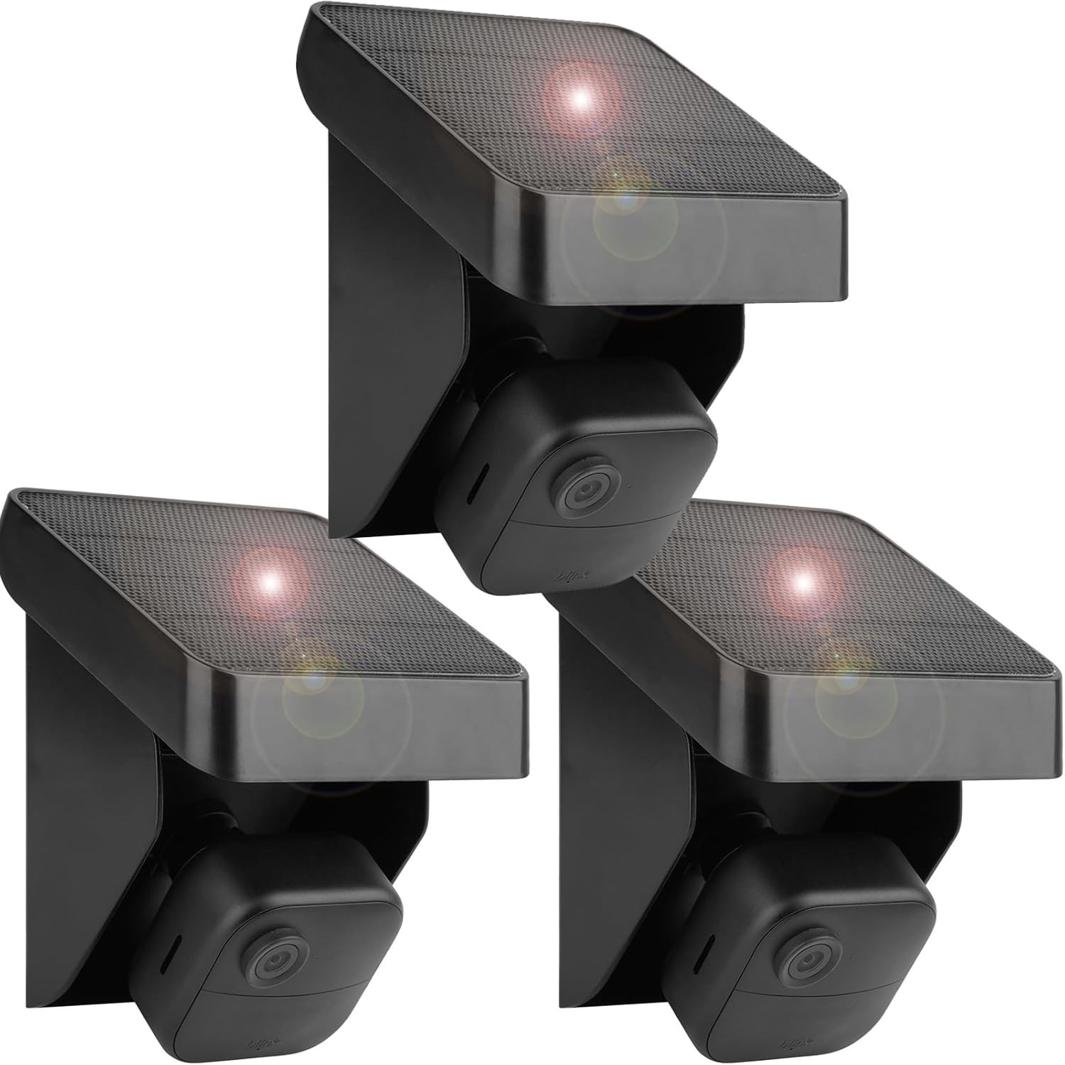 Blink Outdoor 4 Solar Panel Mount – 3 Pack Weatherproof, 3300mAh Battery, 2W …