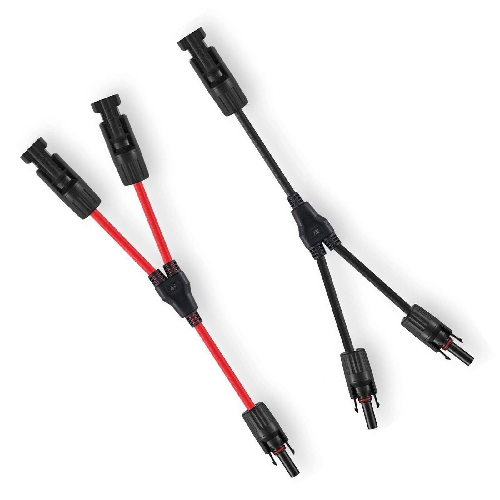 1pcs Y Branch Solar Panel Connector Cable 30A 1 to 2 Parallel Adapter Waterproof