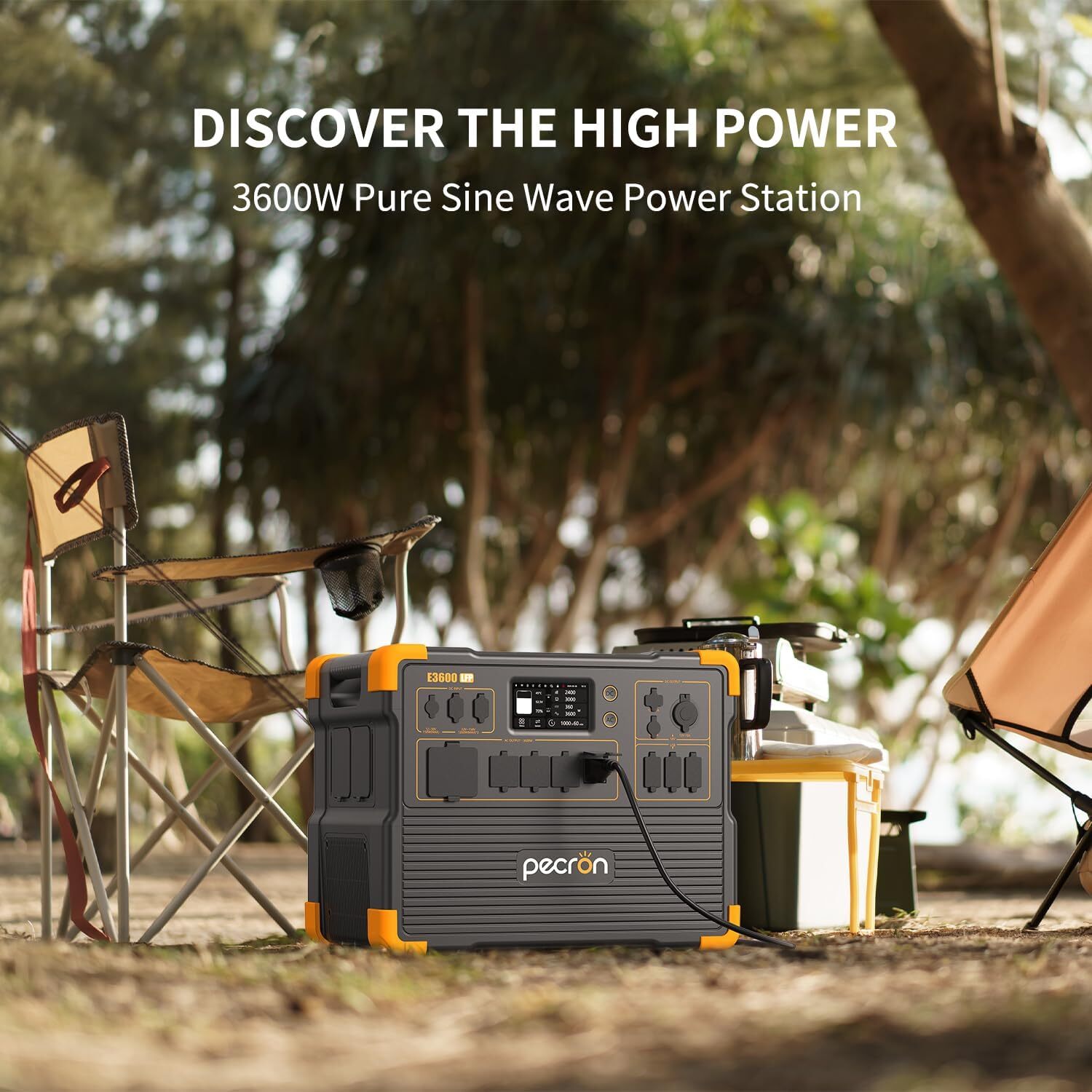 pecron e3600lfp Portable Power Station 3072Wh 3600W Home Backup Generator