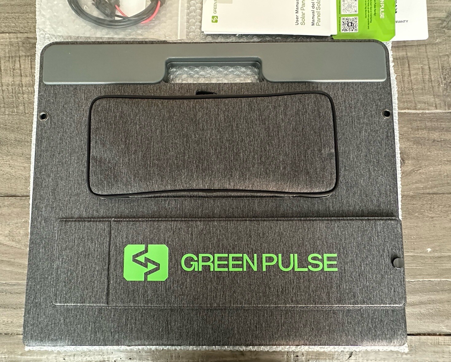 Green Pulse 120W Solar Panel Model GP-SOP001 Portable & Foldable For 300W/500W/
