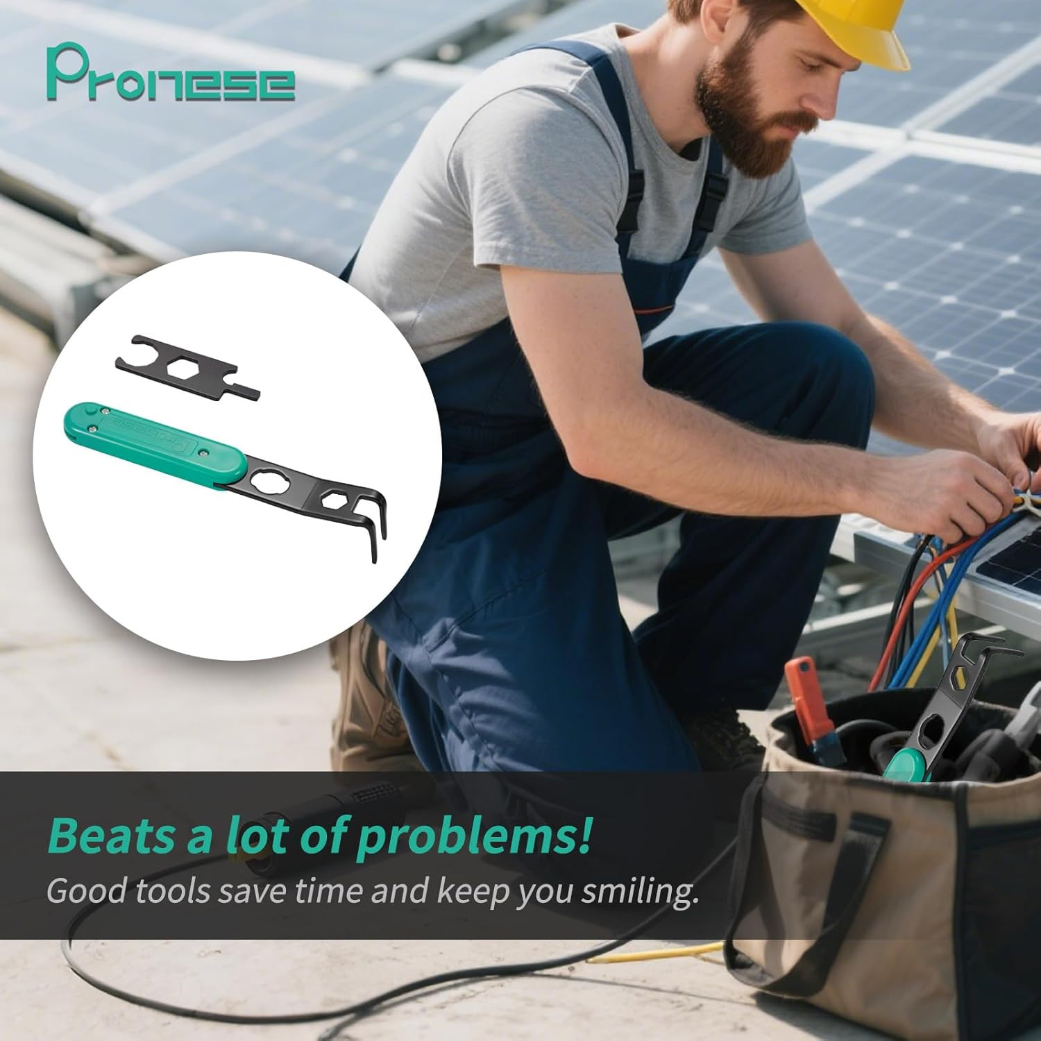 Metal Solar Mc4 Disconnect Tool Made by Heavy-Duty Steel, Spring-Loaded Slot Des