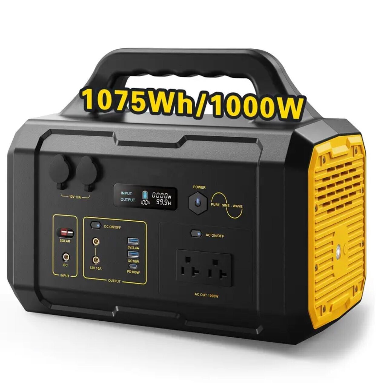 1000W Portable Power Station FlashFish-1075Wh