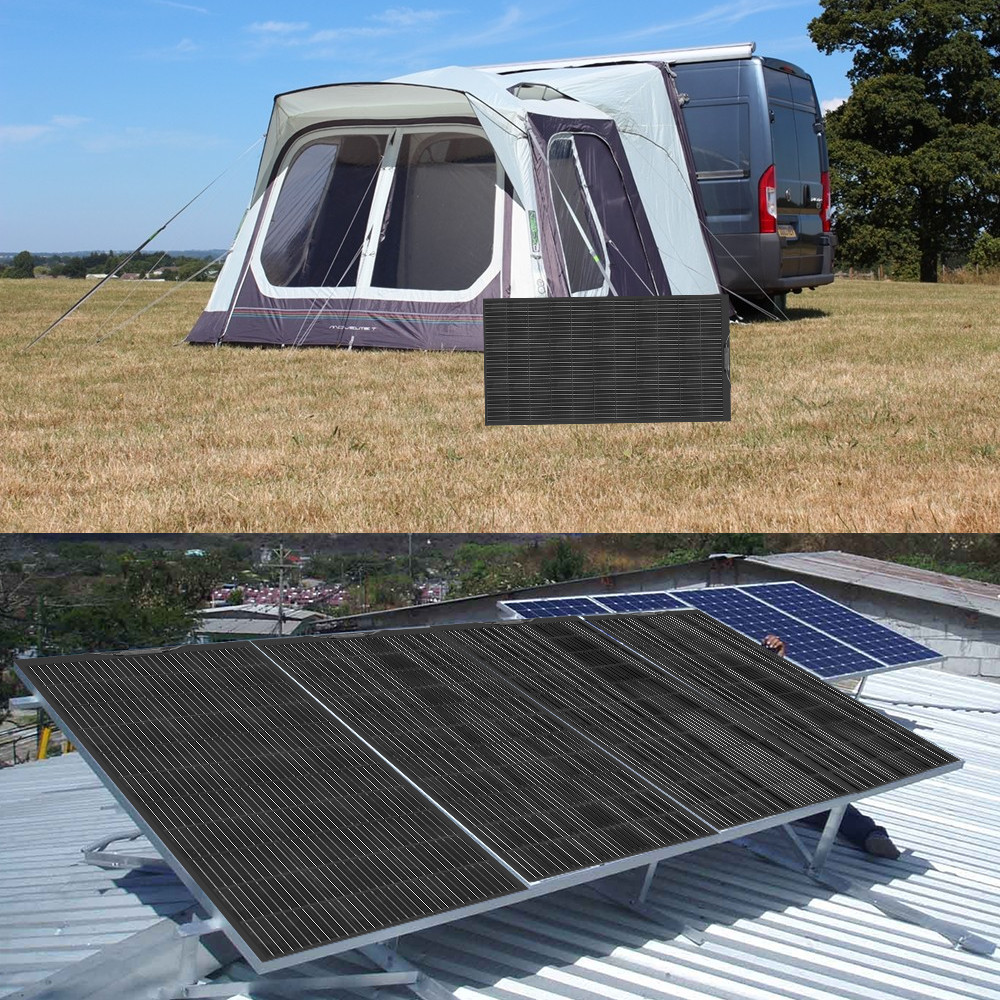 Solar Panel 120Watt Mono Flexible 18V for Off-Grid RV Boat Battery Charge IP67