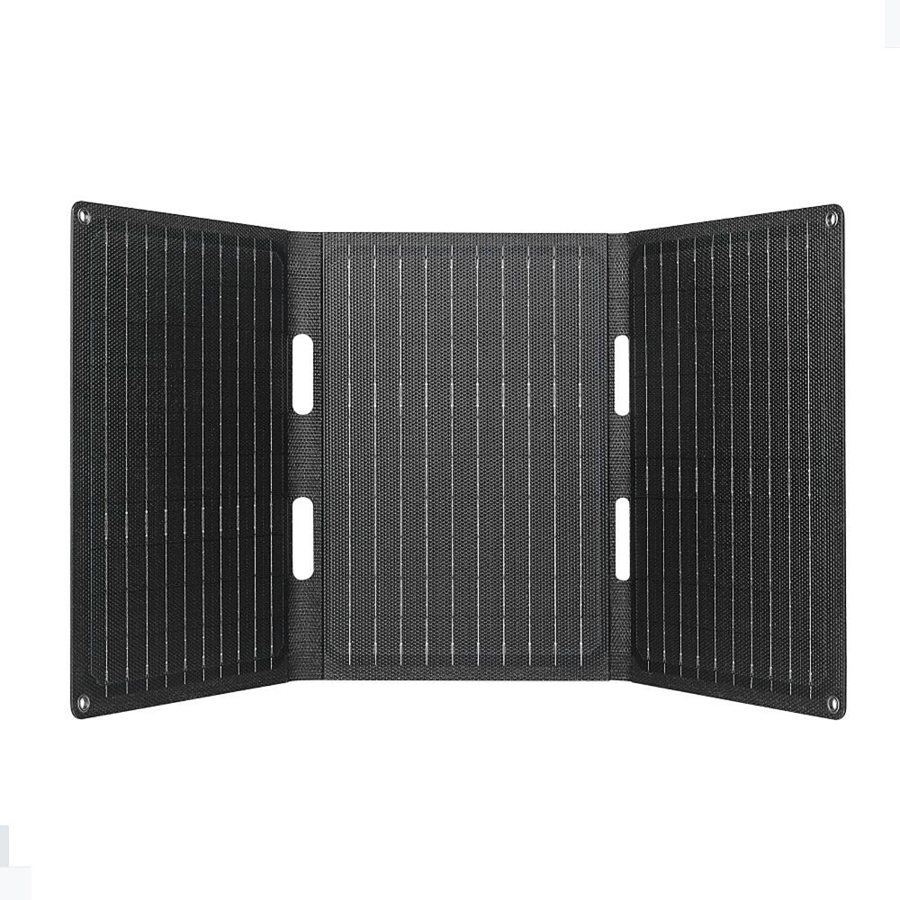 30W ETFE Solar Panel 3 Foldable Mono Solar Mat 12V Type-C/USB/DC Ports Charger
