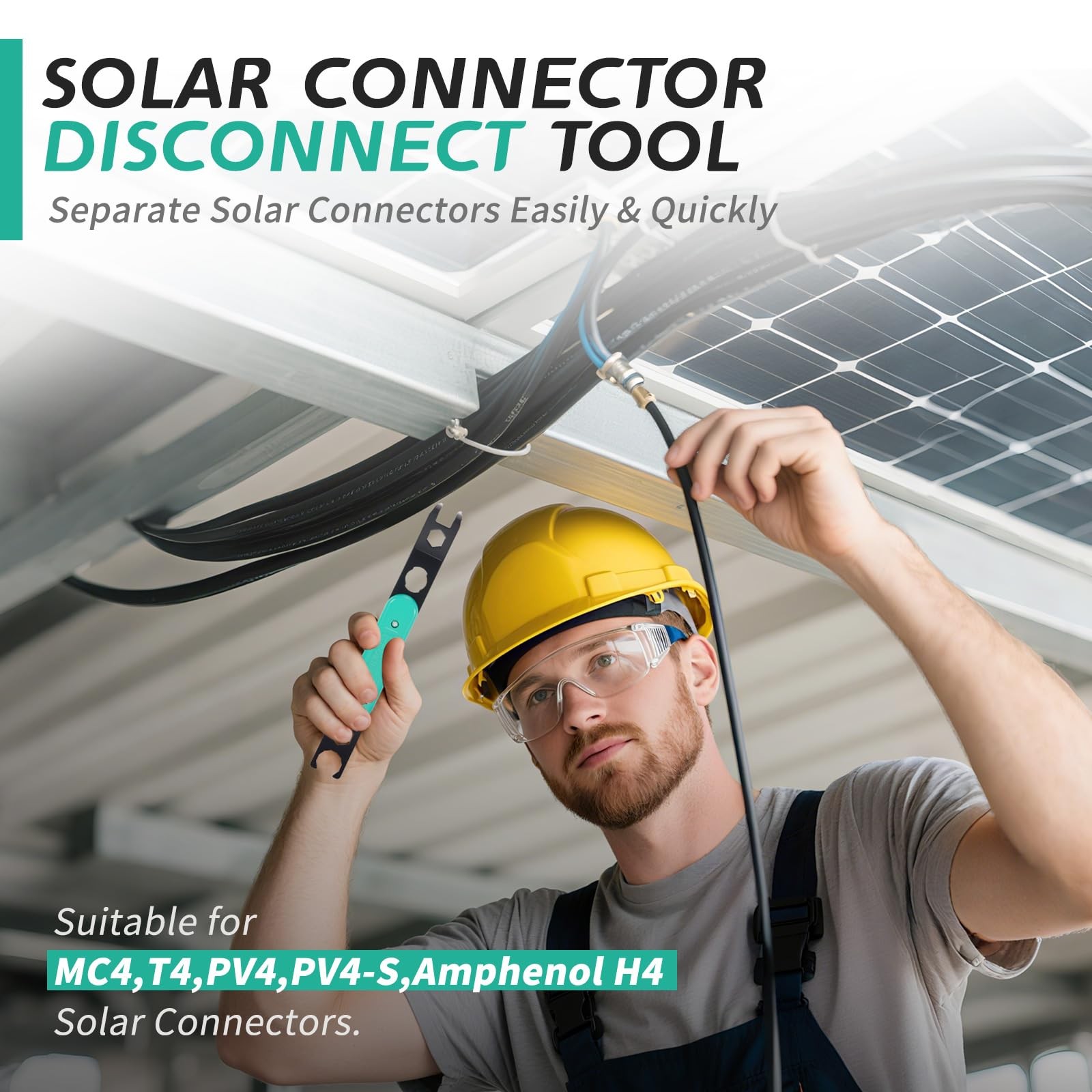 Pronese Metal Solar Mc4 Disconnect Tool made by Heavy-Duty Steel,…