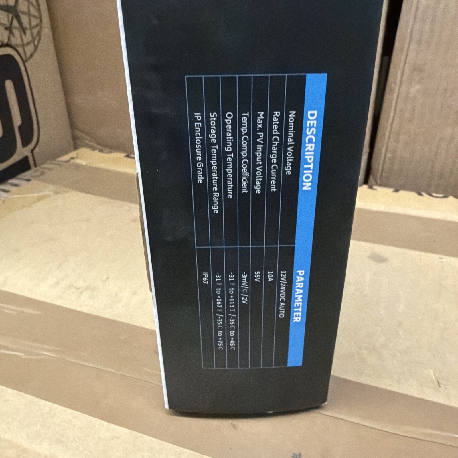 Waterproof Voyager Renogy 12V 10A DC Solar Charge Controller
