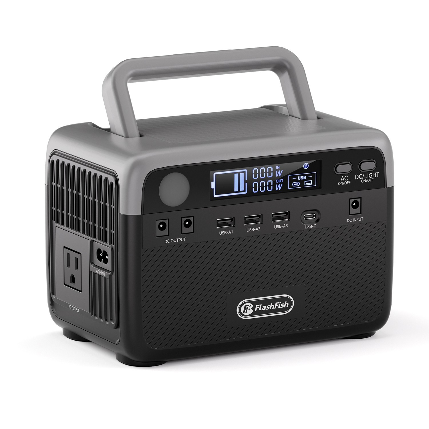 300W (600W Peak) Portable Power Station 230.4Wh LiFePO4 Solar Generator Power Ba