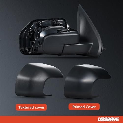 Side Mirror Assembly Compatible with 2022 R – 3 Pins & Textured Black &Primed