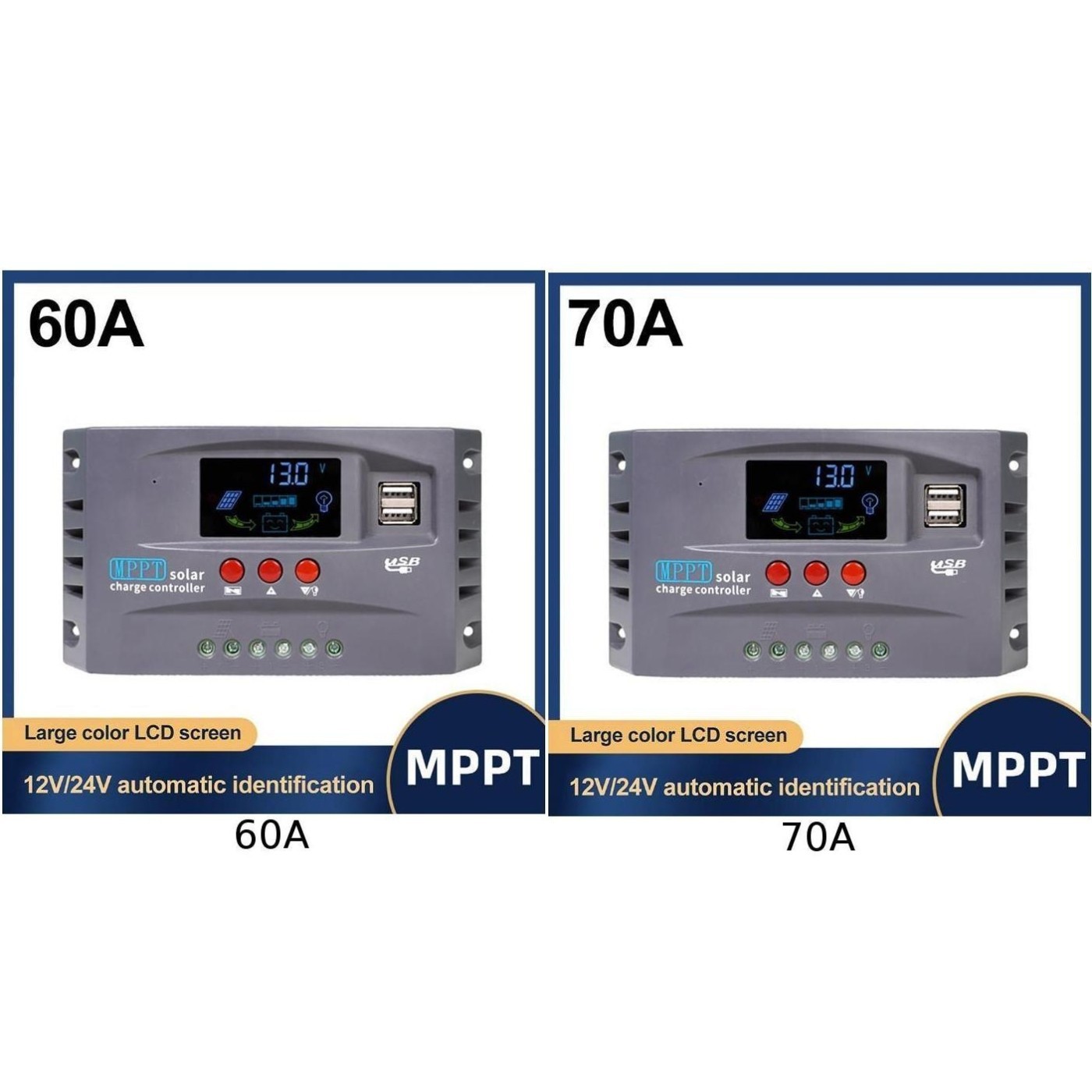 Current Controller Built-in Protection Features Dual DC Output Options