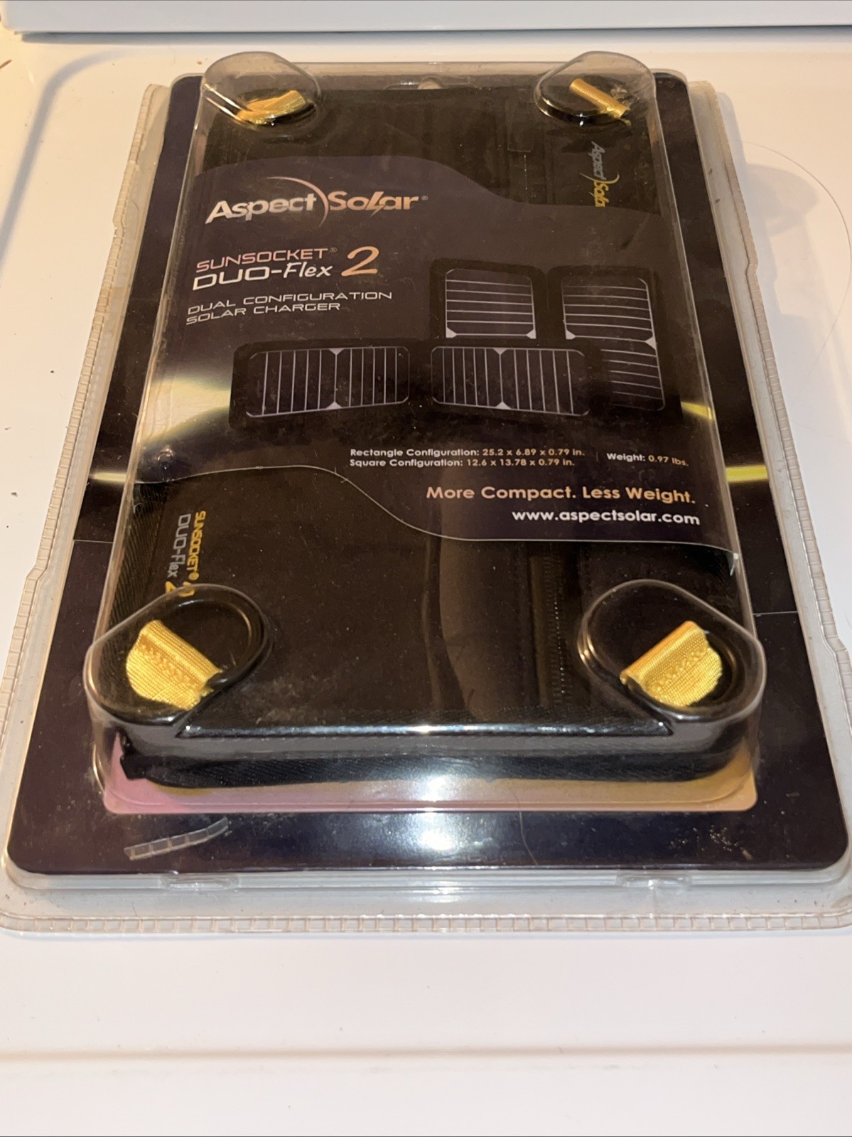 Aspect Solar Sunsocket Duo-flex 2 Portable Solar Panel, Model SP-13B, NEW SEALED