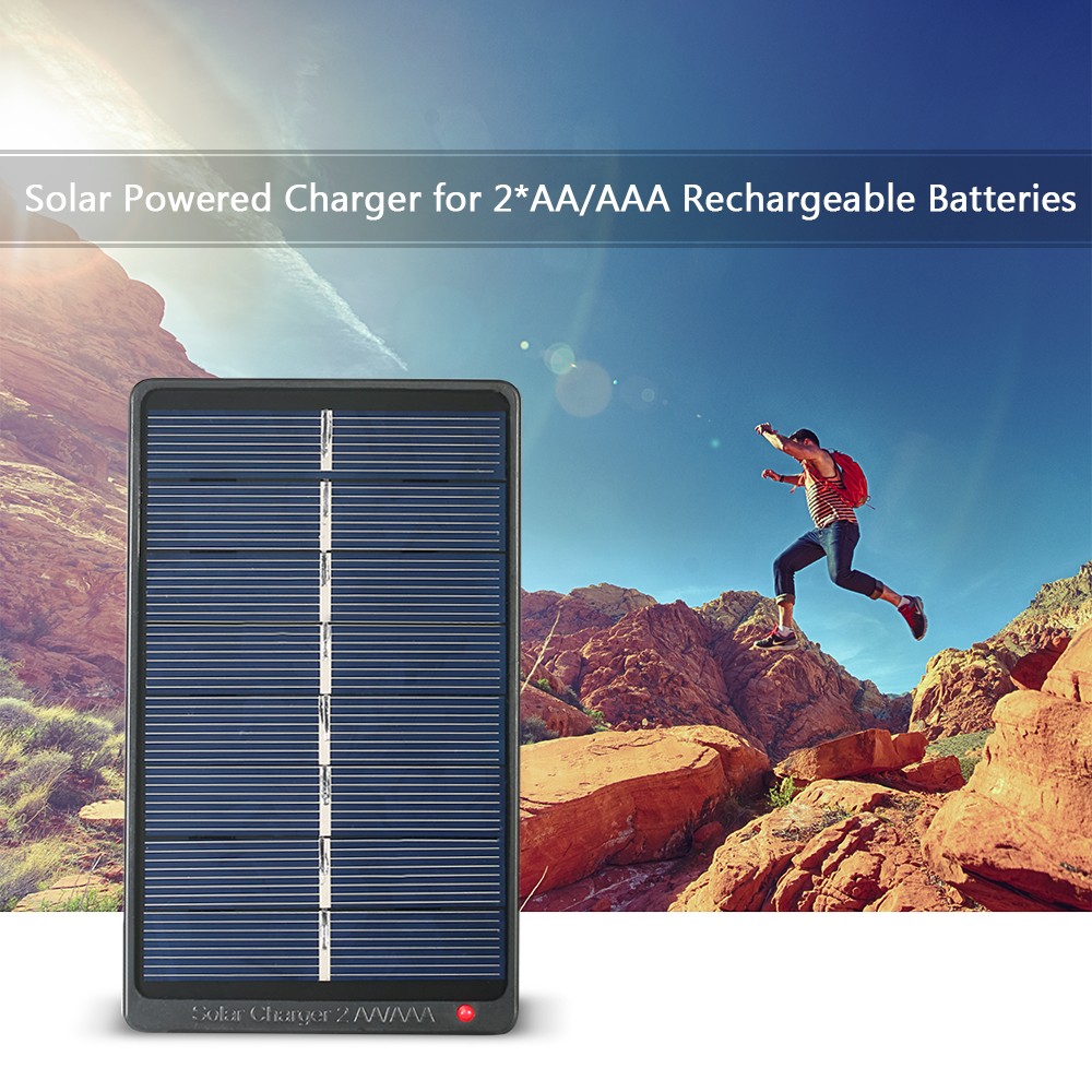 2*AA/AAA Rechargeable Batterie 1W 4V Solar Panel For Battery G6H3
