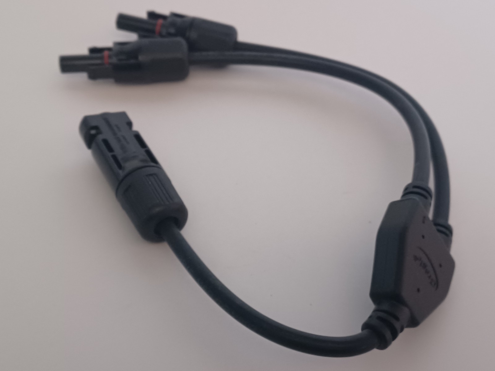 Y Branch Connector Cable Solar Panel Cable Connector Parallel Connector