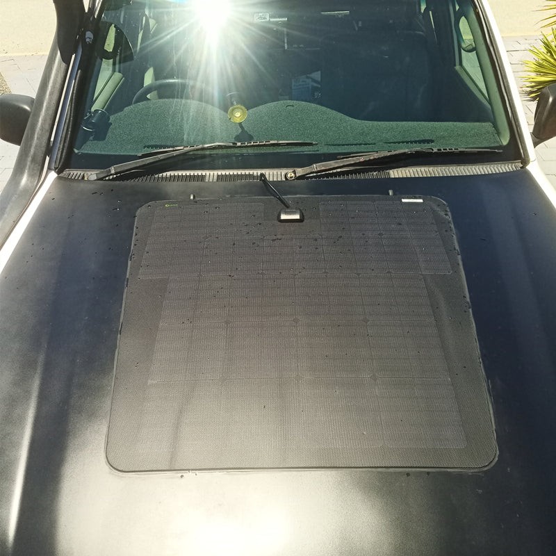 Toyota Land Cruiser 100 Series J100 Lensun Hood/Bonnet Flexible Solar Panel Best