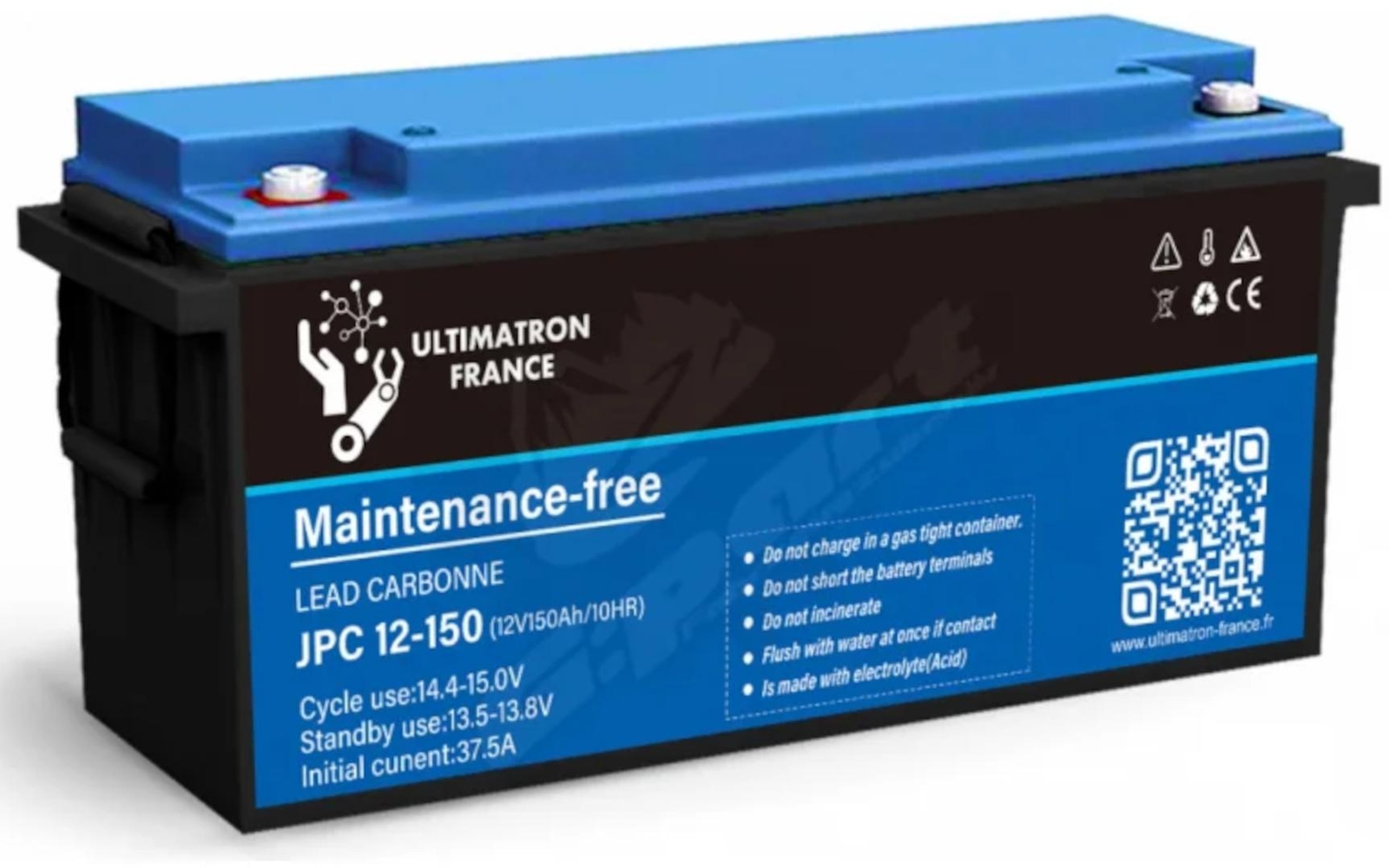 Ultimatron Lead Carbon Solar Battery 12V-150Ah 12V 150Ah Deep Cycle